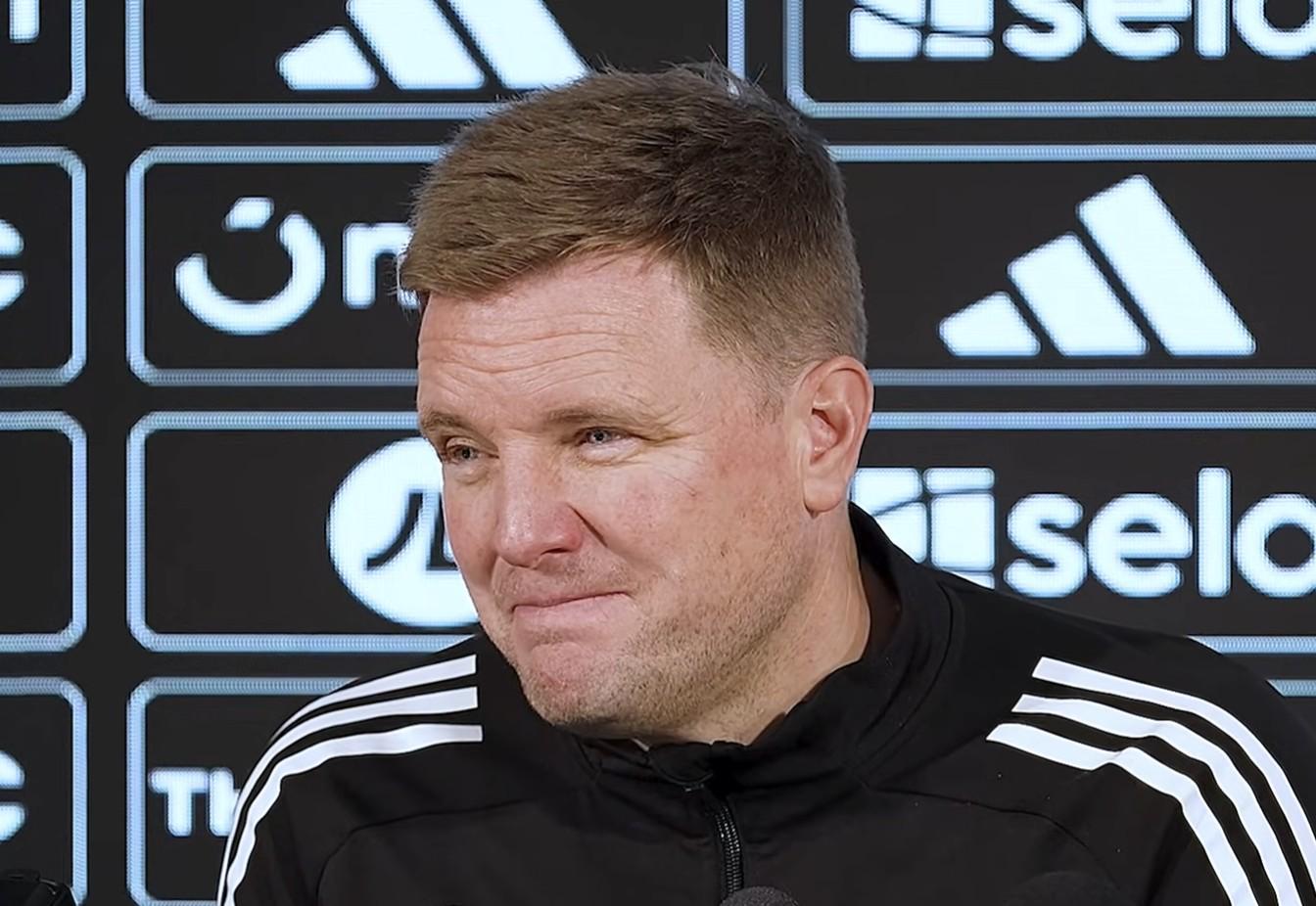 开云体育官网-埃迪-豪：当曼城打进第一球时，我们场上只有10人